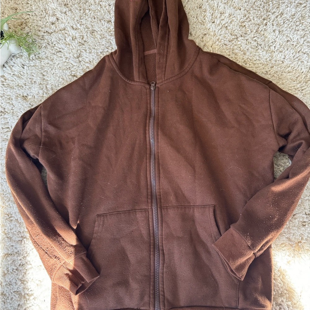 Fuzzy And Warm, Brown Simple, Basic Large Women’s… - image 2